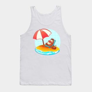 Relaxing day by the beach Tank Top